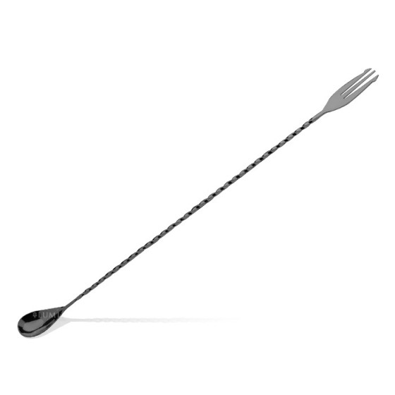 Bar Spoon Trident 40 cm Black